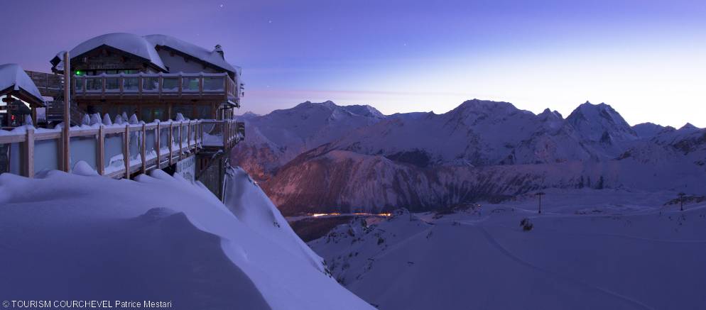 THE CHEVAL BLANC HOTEL, COURCHEVEL SKI RESORT AT 1850 METRES